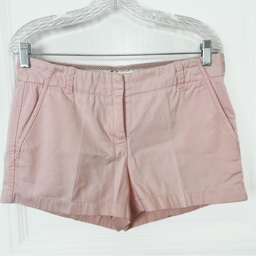 J Crew Pale Pink Chino Short 3" inseam